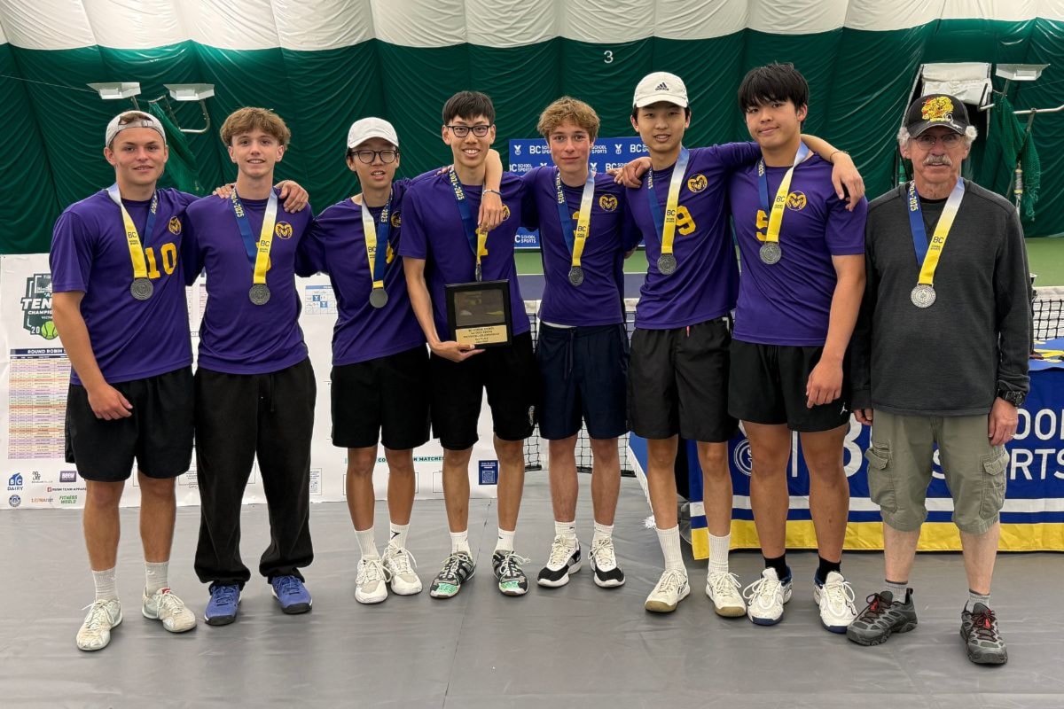 Saanich’s Mount Doug Rams rally for silver at AA boys tennis provincials