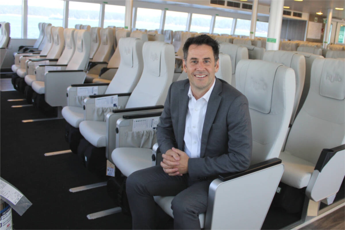 Le PDG d'Hullo, le service de ferry rapide entre Nanaimo et Vancouver, démissionne