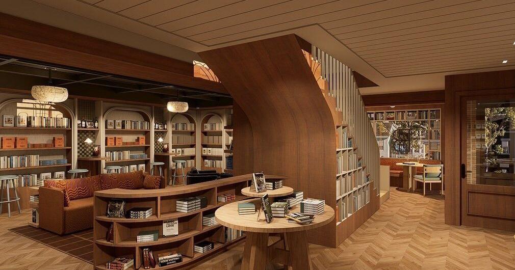 Une nouvelle librairie éblouissante à Toronto qui allie café librairie et bar à cocktails
